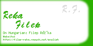 reka filep business card